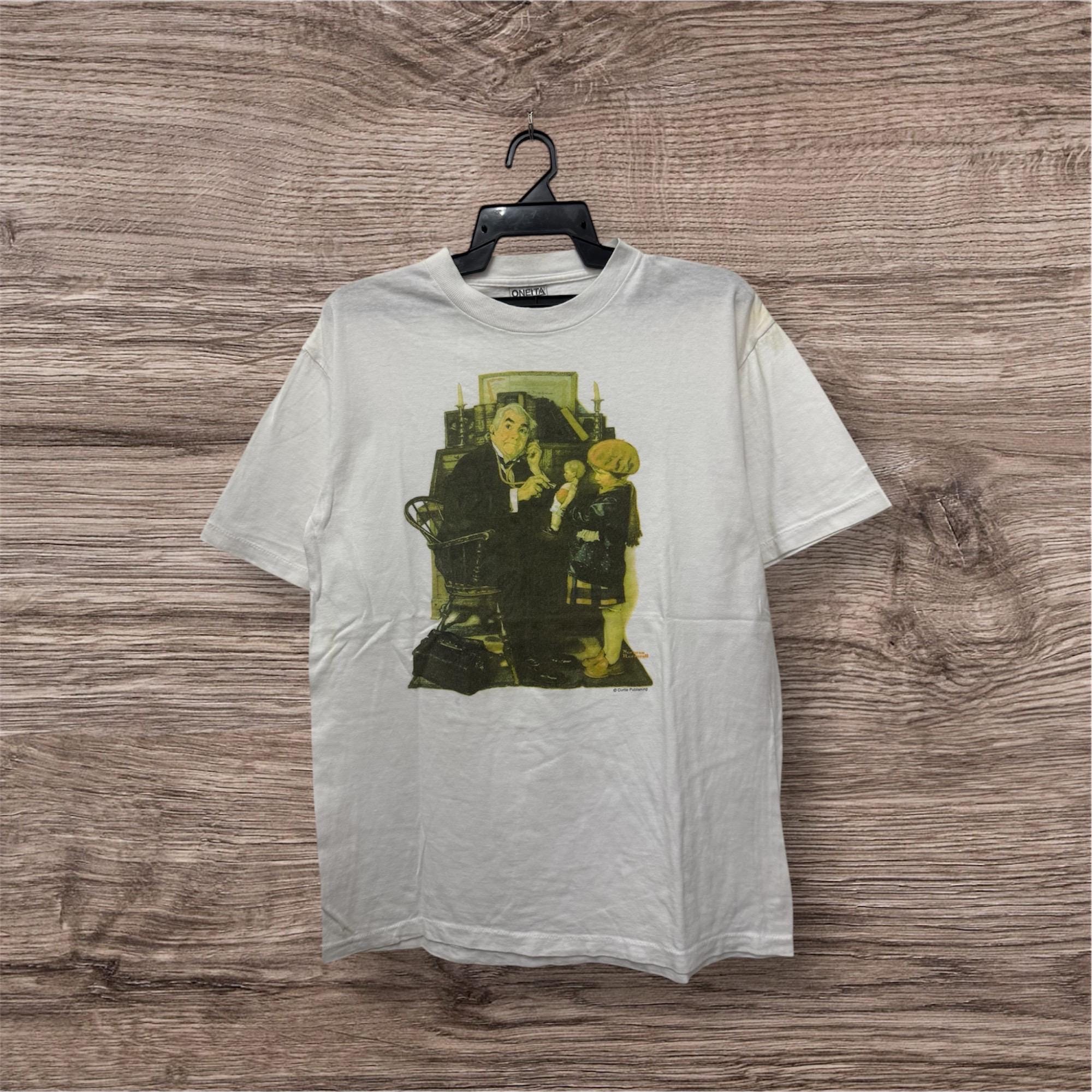 ONEITA ノーマン・ロックウェル Tシャツ Golden Bear meets The 
