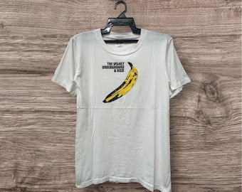 Vintage 90’s The Velvet Underground Lou Reed Artwork By Andy Warhol / Art Rock / Proto-Punk / Vintage Band Tee / Music Tee  / Size S