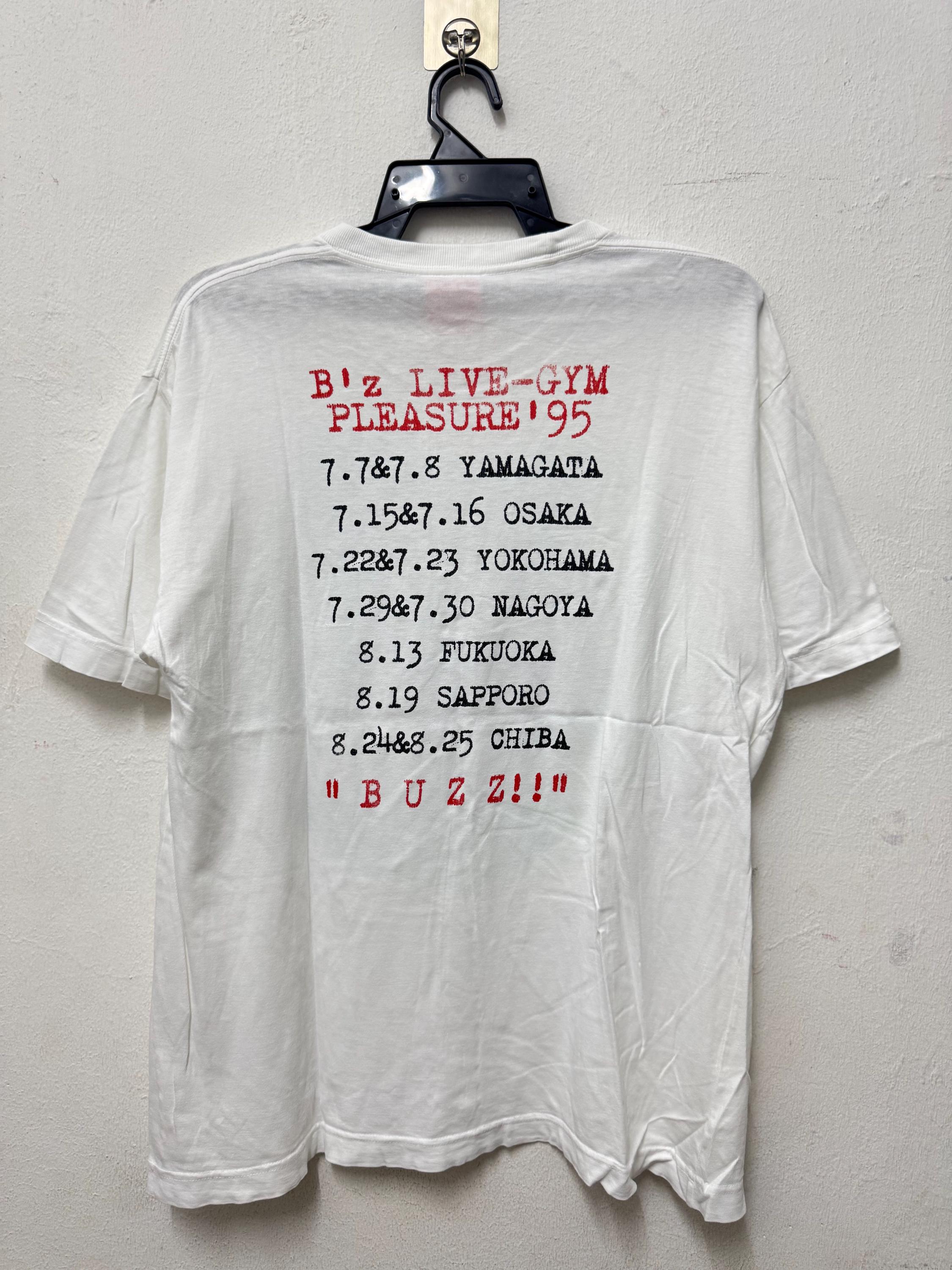 Vintage 90's B'z Live Gym Pleasure Buzz Tour Japan Band / Rock