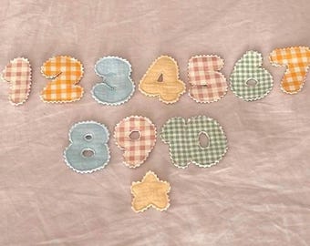 ADD ON  hook- and- loop Numbers for any crown. Please buy crown SEPARATELY.