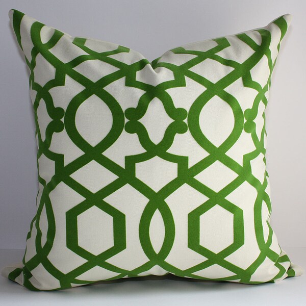 Lattice Trellis Ironwork Pillow Cover/ 12 x 18 or 12x20 Lumbar size