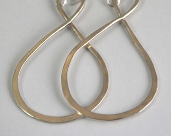 old school figure 8 earrings