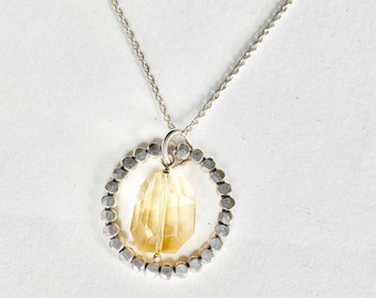 Citrine Circlet Necklace