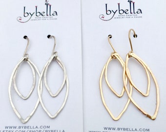 Double drop earrings