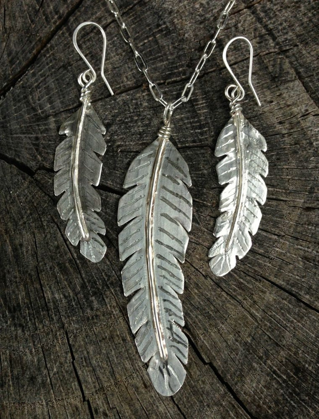 Large Dream Feather Earrings - Etsy