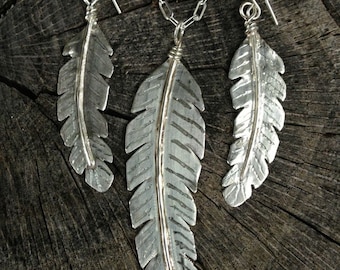 Large Dream Feather Earrings