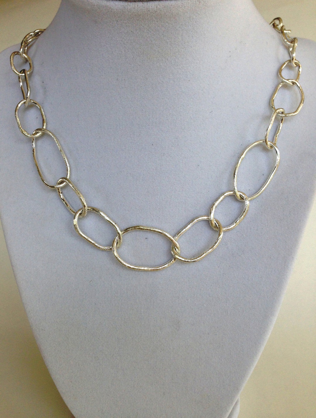 Sterling Silver Chunky Handmade Necklace main image 1
