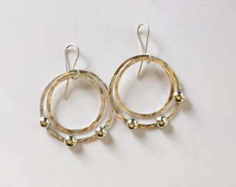 Sterling Double Hoops