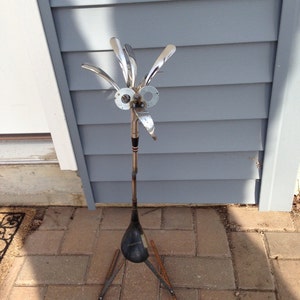 Golf Driver/Iron Bird Garden sculpture Yard Art image 4