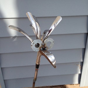 Golf Driver/Iron Bird Garden sculpture Yard Art image 1