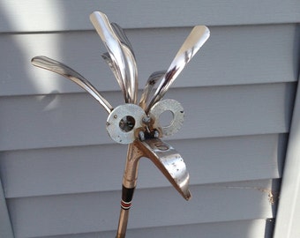 Golf gift, Driver, iron Bird, Garden sculpture, Yard Art, gift for man, wedding present, gift for men