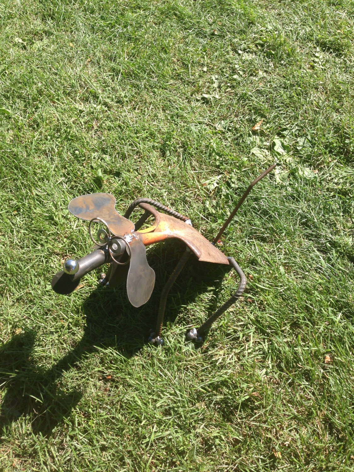 Shovel Dog Recycled Garden Yard Art Etsy