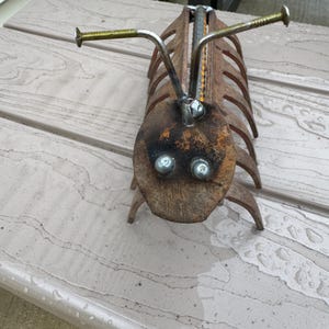 Caterpillar Garden Yard Art Sculpture