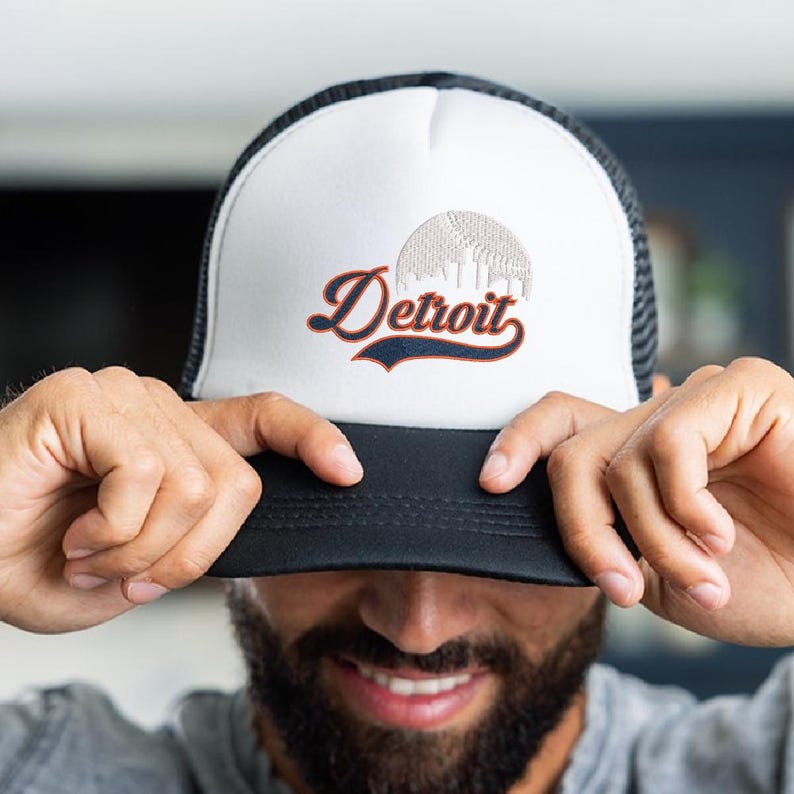 Detroit Baseball Embroidery Design, Professional Sports Team Machine Embroidery File, Embroidery Digital Download image 9