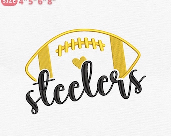 Pittsburgh Football Embroidery Design (Instant Download)