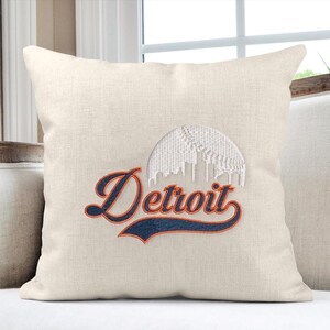 Detroit Baseball Embroidery Design, Professional Sports Team Machine Embroidery File, Embroidery Digital Download image 7