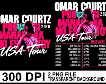 Omar Courtz T-shirt Design, Instant Download & Print Ready, Omar Courtz Png, High Quality Png T-Shirt Design (Digital Download)