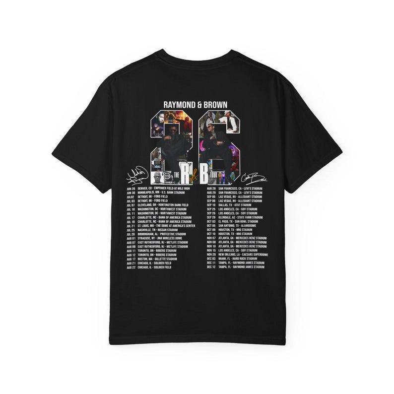 Bundle 4 PNG File Usher Chris Brown R&B Tour 2026 PNG Design (Digital Download)