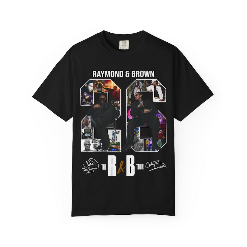 Bundle 4 PNG File Usher Chris Brown R&B Tour 2026 PNG Design (Digital Download)