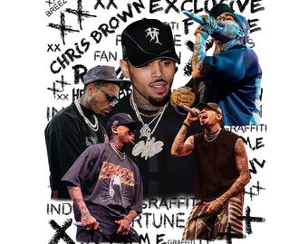 Chris Brown Breezy Bowl T-Shirt Design PNG File (Digital Download)