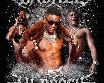 Lil Boosie BadAzz Tour 2026 png T-shirtontwerp (digitale download)