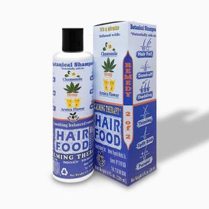 Botanical Shampoo Hair Food | Sulfate-Free Organic Herbal Shampoo | Nourishing Scalp Care for all Hair types (Men & Women)