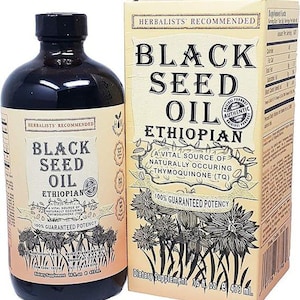 Black Seed Oil Ethiopian Organic Extra Virgin Best High Thymoquinone Black Cumin Seed Oil