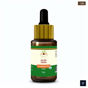 Aloe Vera Oil Organic & Pure Aloe Vera Oil 30ml bottle