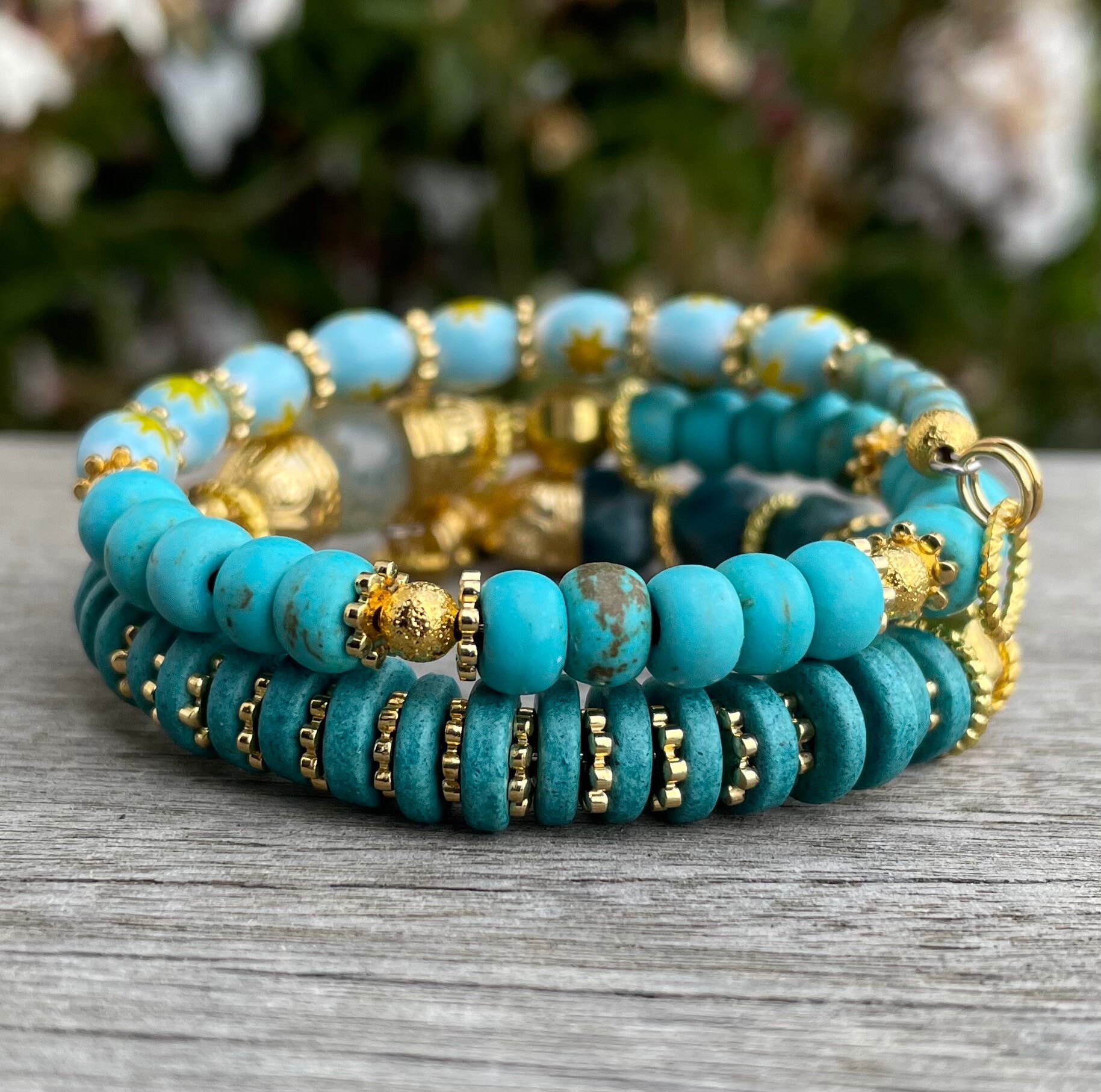 アクセサリー KAMIYA Mexican Beads Bracelet BLUE kamiya___official SS25 mexican beads bracelet / OBJECT