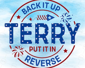 Lustiger Feuerwerk-Svg, Back-It-Up-Terry-Svg, Papagei-Meme-Svg-Design, digitaler Download