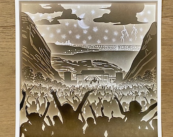 Red Rocks Amphitheatre Concert Print Denver