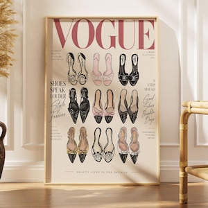 Vintage Vogue Framed - Etsy