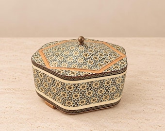 Candy Box, Vintage Persian Khatam Kari Marquetry