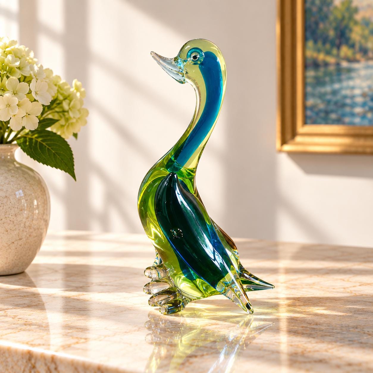Alfredo Barbini Murano Glass Birds - Etsy
