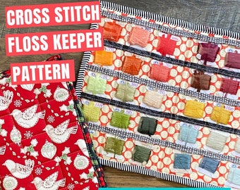 Cross Stitch Floss Keeper - The Perfect Bobbin Holder  -  PDF Pattern - Comes with Detailed Video Tutorial Access - Needlepoint & Embriodery