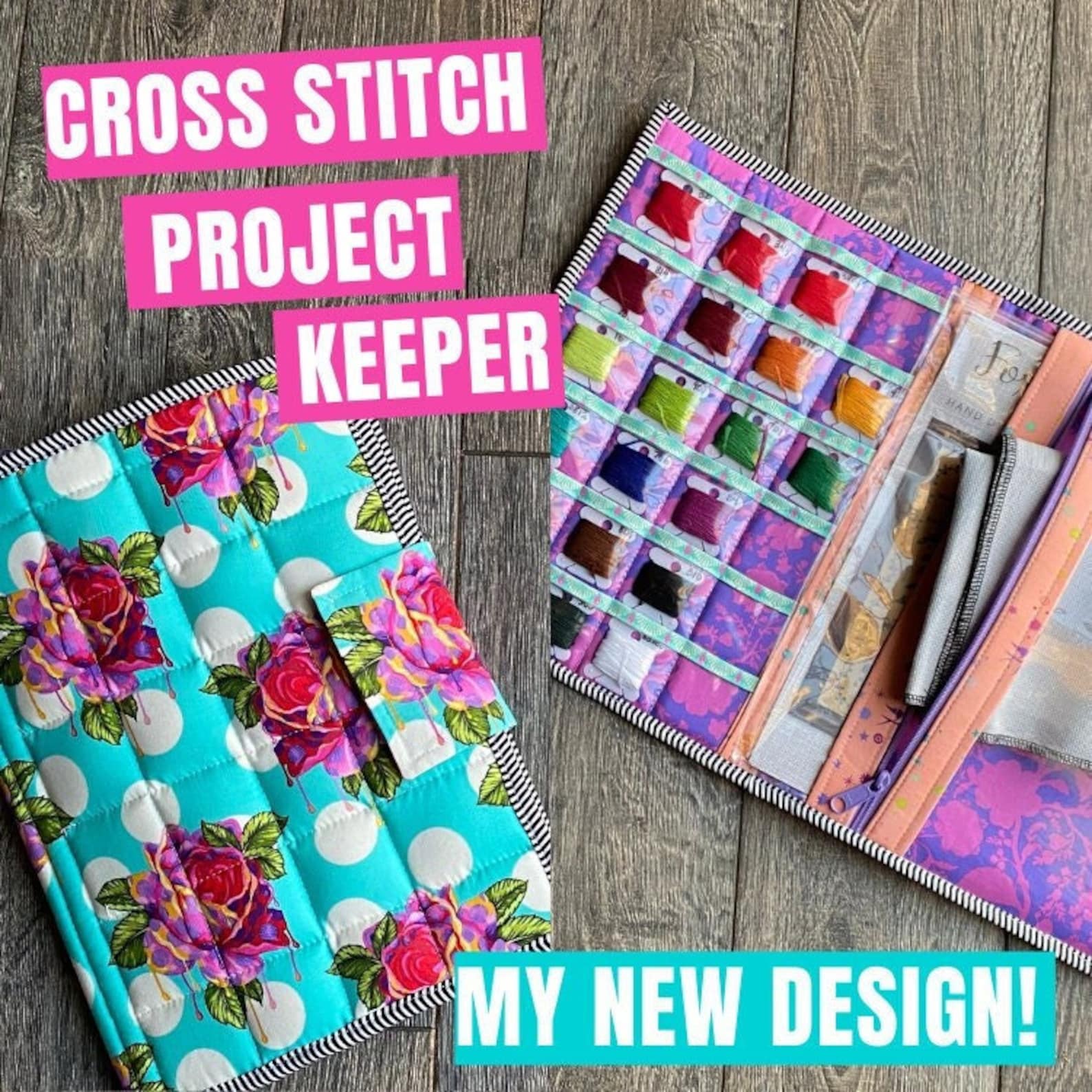 Cross Stitch Project Keeper the Perfect Project Bag PDF Pattern Comes