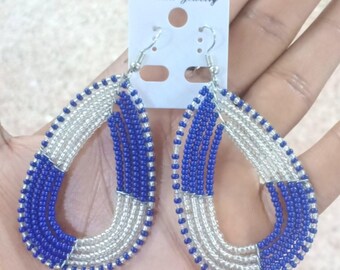 094 masai earring, kenya earring, boho earrings dangle, african jewelry earrings, african earring, africa bead earring, gift for her