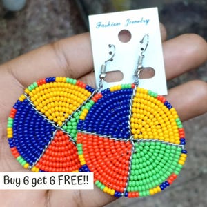 100 earrings for women, masai earring, kenya earring, african jewelry, wholesale african earrings, maasai earrings wholesale, gift for her