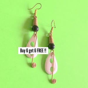 580 bone and brass earrings, brass earrings, bone earrings, african clothing for women, african earrings, african jewelry, gifts for women
