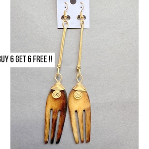 675 african jewelry, earrings, bone earrings dangle, ethnic earrings, brass earrings, african earrings, earrings for women, gifts for her