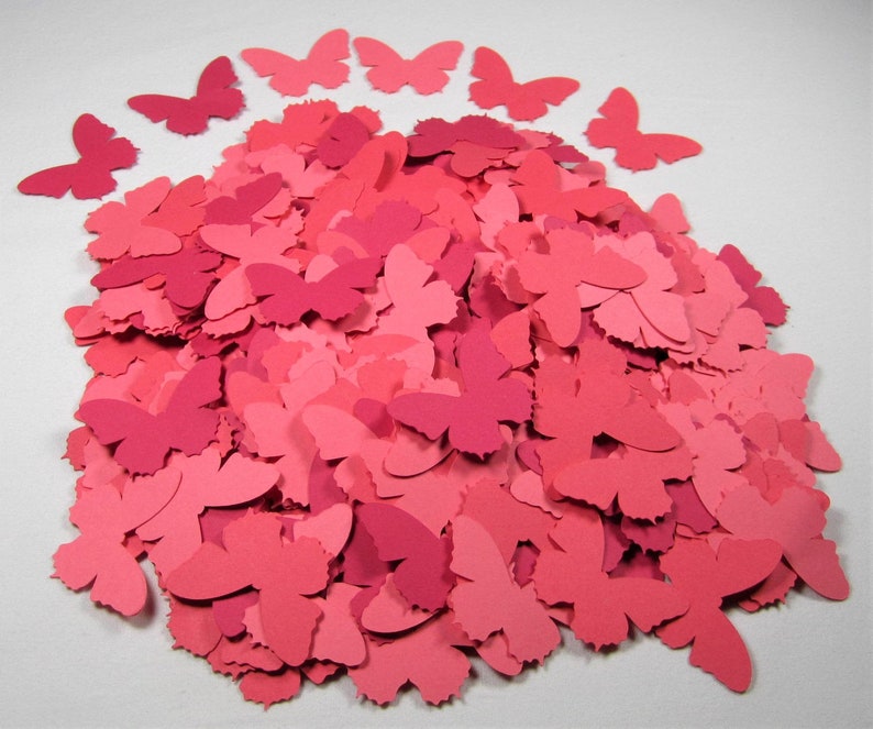 Pink Butterfly Birthday Table Top Party Decoration Confetti Or Pinata Confetti