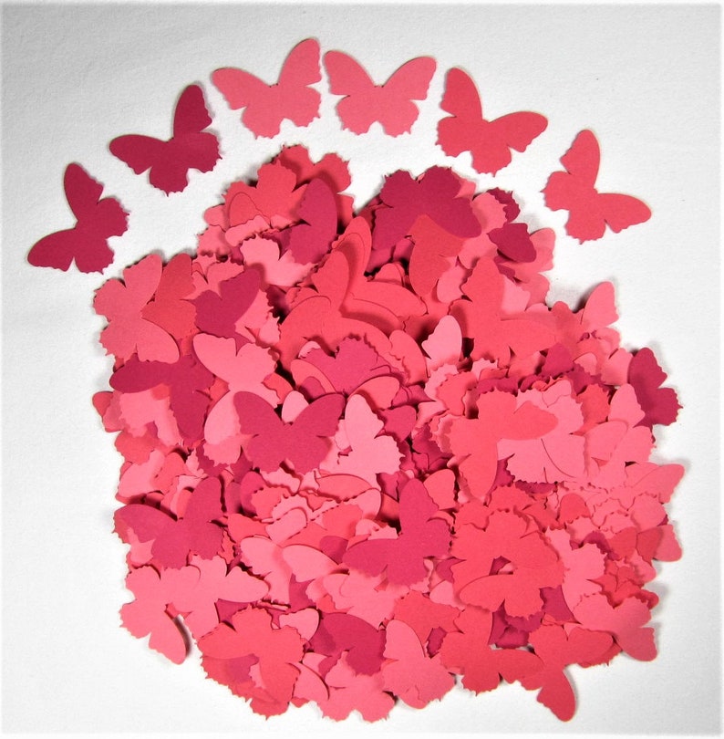 Pink Butterfly Birthday Table Top Party Decoration Confetti Or Pinata Confetti