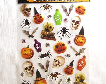 Halloween Photo-Scrapbook Page Stickers (You Choice)