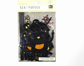 K Company & Tim Coffey Brenda Walton Rare Halloween Scrapbook Stickers  Embellishments - Your Choice