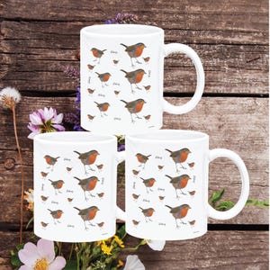 Robin White Mugs