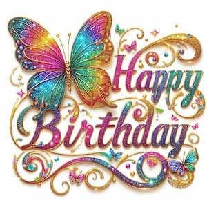 Printable Birthday Card Birthday Card Birthday Card Print at Home Birthday Card Happy Birthday Card for Her Digital Download
