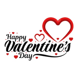 Happy Valentine’s Day Printable Card – Instant Download