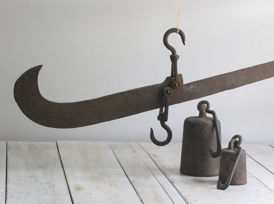 Antique balance scale Etsy