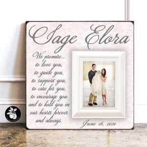 Gift for Goddaughter, Baby Dedication Gift, Baptism Gift Girl, New Baby Shower Gift, Gift from Godparents, Christening Gift Ideas, 16x16