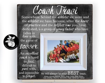 Soccer Coach Gift, Soccer Gifts, Coach Thank You Gift, Soccer Senior Gifts, Coach Frame, 16x16 The Sugared Plums Frames